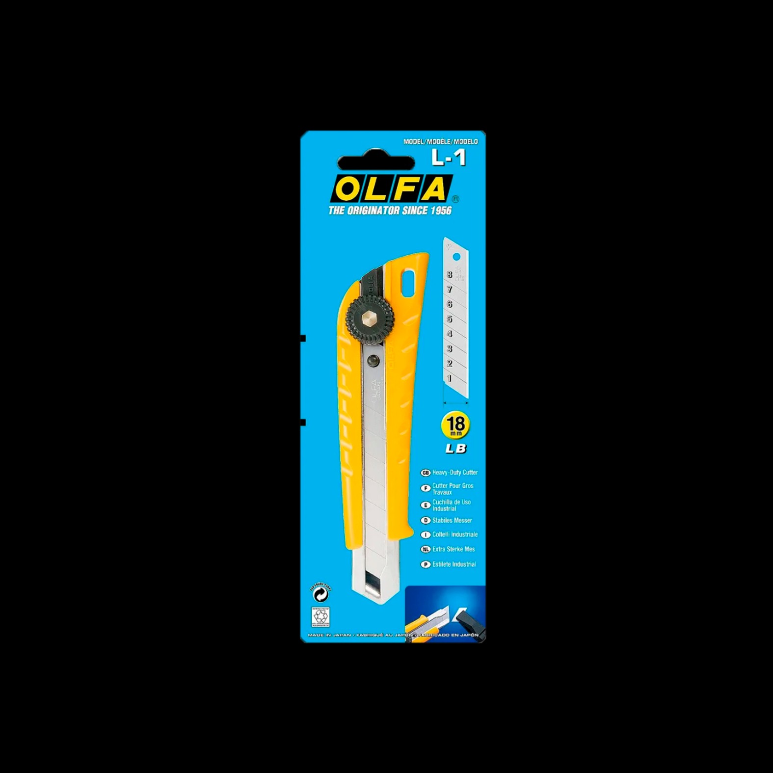 Лезвия OLFA 25мм, 5 шт OL-HBB-5B