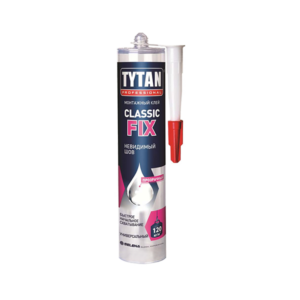Tytan Professional клей монтажный Classic Fix прозрачный 310мл