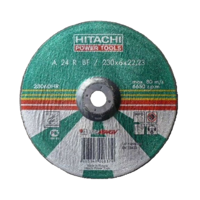 Круг шлифовальный HITACHI по металлу 230х6х22мм