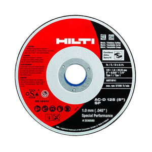 Отрезной диск AC-D 125х1.0мм SP Hilti