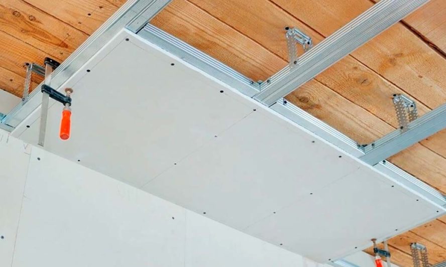 Как крепить профиль для гипсокартона к потолку и стенам